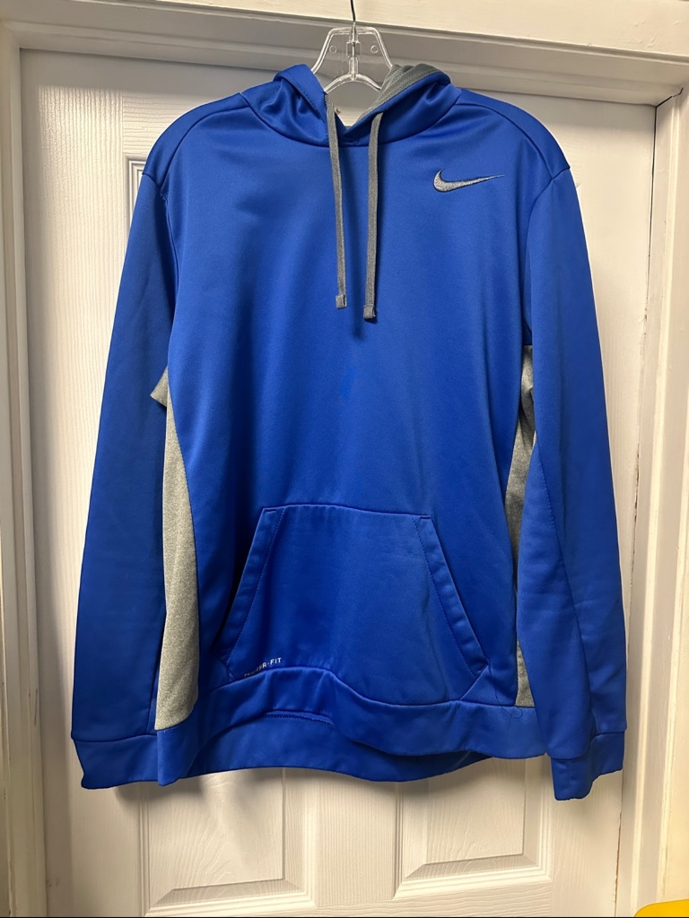 Nike Royal Blue & Gray Athletic Pullover Hoodie